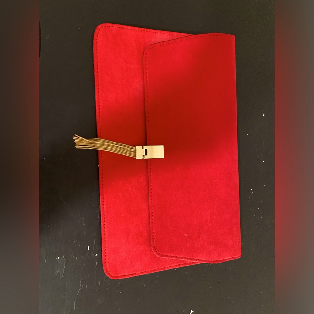 Cherry Red Clutch 🍒